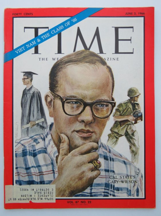 TIME MAGAZINE JUNE 3, 1966 (CAL STATES GARY WILSON)
