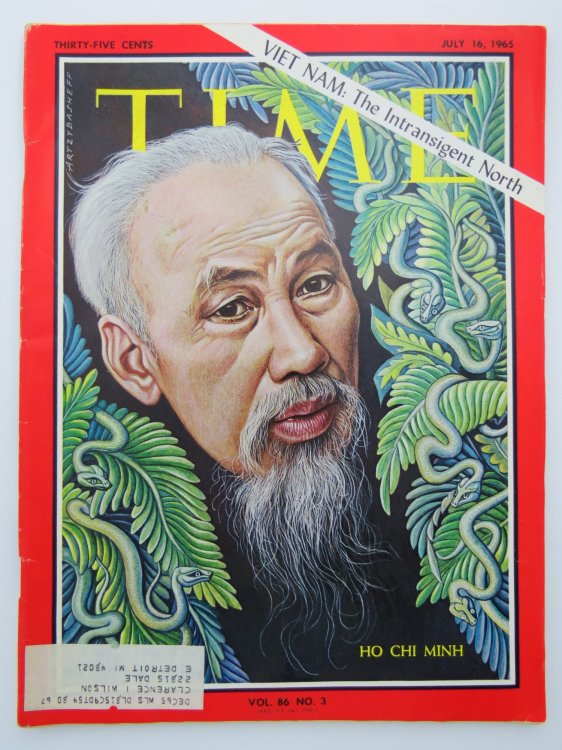 TIME MAGAZINE JULY 16, 1965 (HO CHI MINH, VIETNAM) ; The Intransigent North
