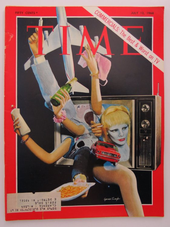 TIME MAGAZINE JULY 12, 1968 (COMMERCIALS: THE BEST & WORST) ; The Best & Worst on TV
