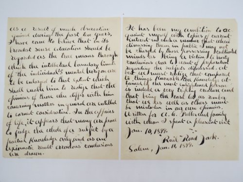 Image for TWO PAGE HANDWRITTEN AND SIGNED LETTER BY HARRY TWO PAGE HANDWRITTEN AND SIGNED LETTER BY HARRY