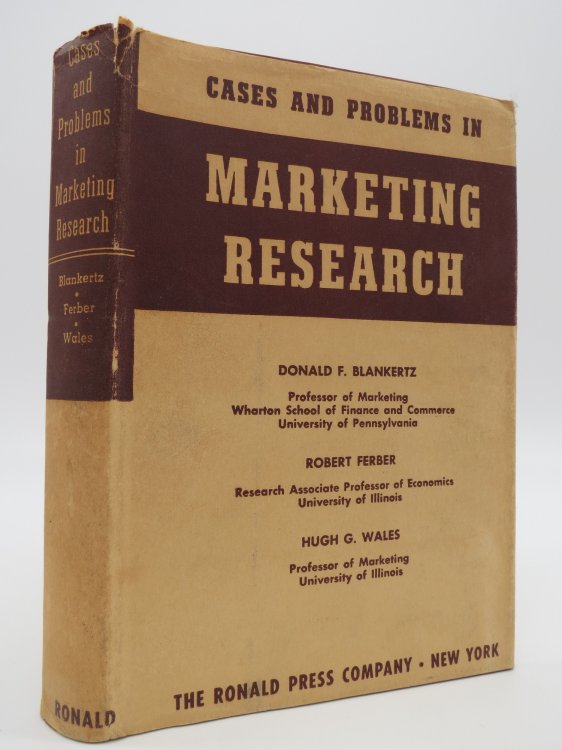 CASES AND PROBLEMS IN MARKETING RESEARCH, ; (DJ Protected by a Brand New, Clear, Acid-Free Mylar Cover)