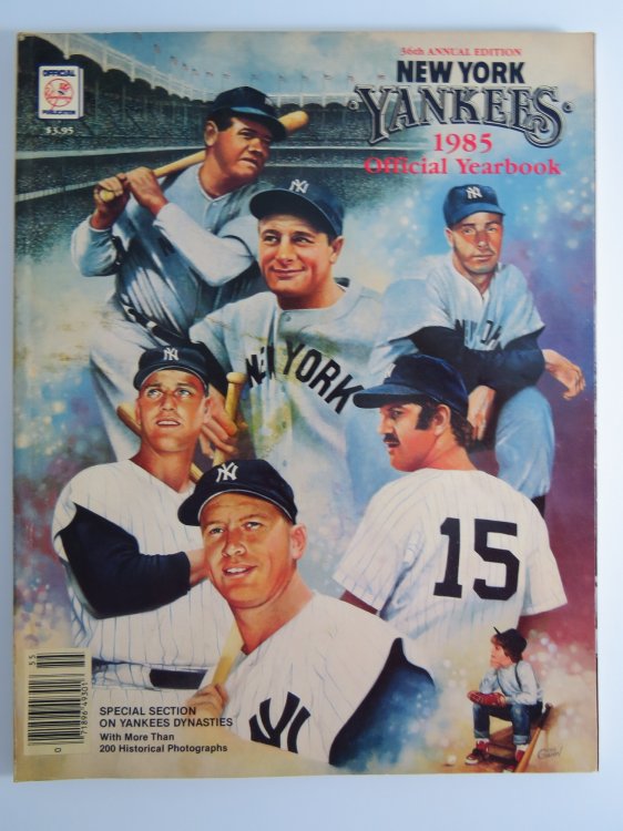 1985 NEW YORK YANKEES OFFICIAL YEARBOOK