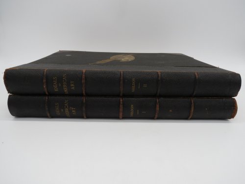 RECENT IDEALS OF AMERICAN ART - ONE HUNDRED SEVENTY-FIVE OIL PAINTINGS AND WATER COLORS IN THE GALLERIES OF PRIVATE COLLECTORS REPRODCUED IN PARIS ON COPPER PLATES BY THE GOUPIL PHOTOGRAVURE AND TYPOGRAVURE PROCESS; Complete 2 Volume Set (Leather Bound)