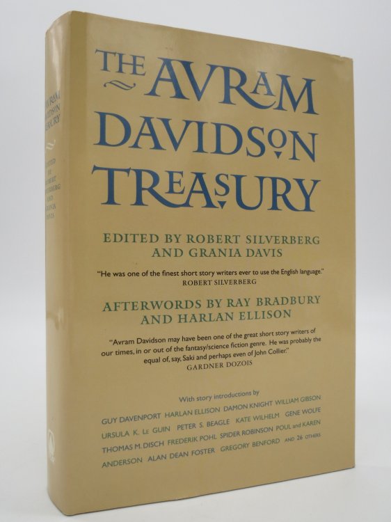 Image for THE AVRAM DAVIDSON TREASURY; A Tribute Collection (DJ Protected by a Brand New, Clear, Acid-Free Mylar Cover) THE AVRAM DAVIDSON TREASURY; A Tribute Collection (DJ Protected by a Brand New, Clear, Acid-Free Mylar Cover)