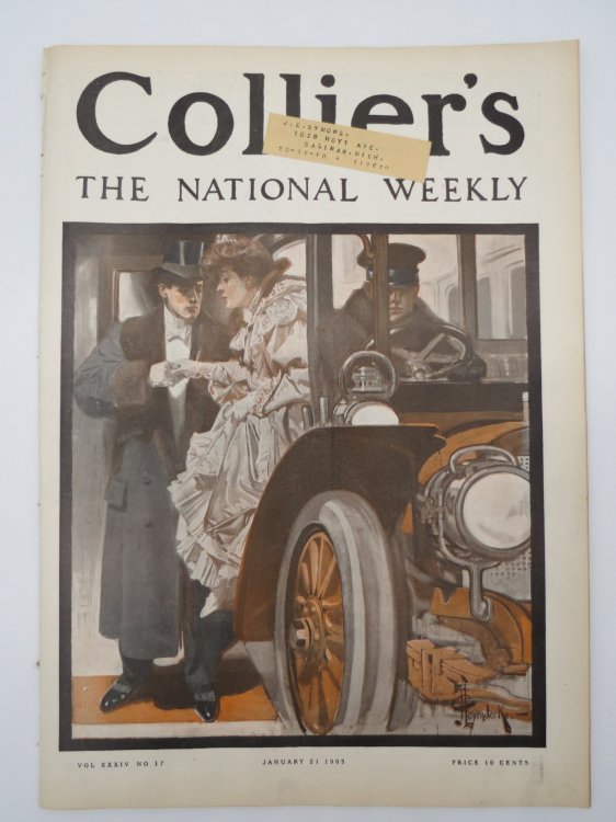 COLLIER'S WEEKLY MAGAZINE - JANUARY 21, 1905 (J. C. Leyendecker Cover)