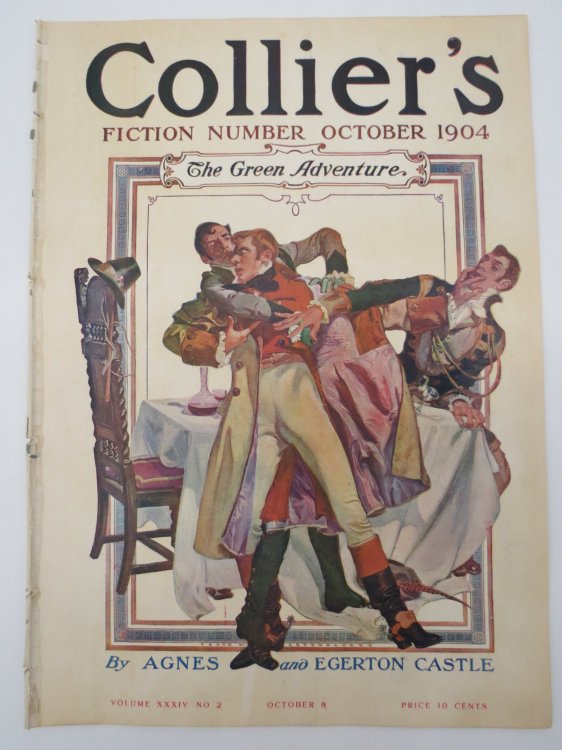 Image for COLLIER'S WEEKLY MAGAZINE - OCTOBER 8, 1904 (FRANK LEYENDECKER COVER; FREDERIC REMINGTON CENTERFOLD PONY TRACKS BUFFALO TRAILS) COLLIER'S WEEKLY MAGAZINE - OCTOBER 8, 1904 (FRANK LEYENDECKER COVER; FREDERIC REMINGTON CENTERFOLD PONY TRACKS BUFFALO TRAILS)