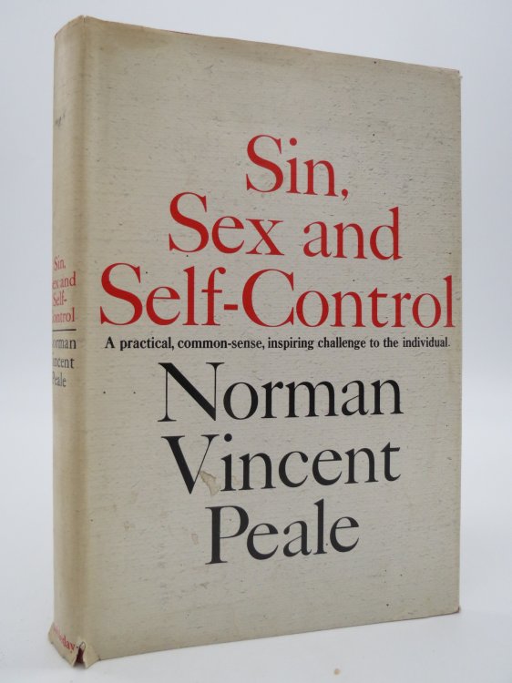 SIN, SEX AND SELF-CONTROL; (DJ Protected by a Brand New, Clear, Acid-Free Mylar Cover)