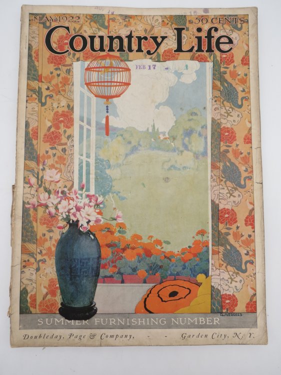 COUNTRY LIFE MAGAZINE, MAY 1922 (SUMMER FURNISHING NUMBER)