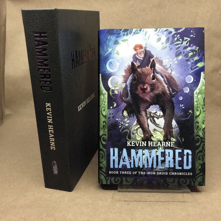 Image for Hammered (Iron Druid Chronicles) Signed Limited Edition Hardcover Hammered (Iron Druid Chronicles) Signed Limited Edition Hardcover