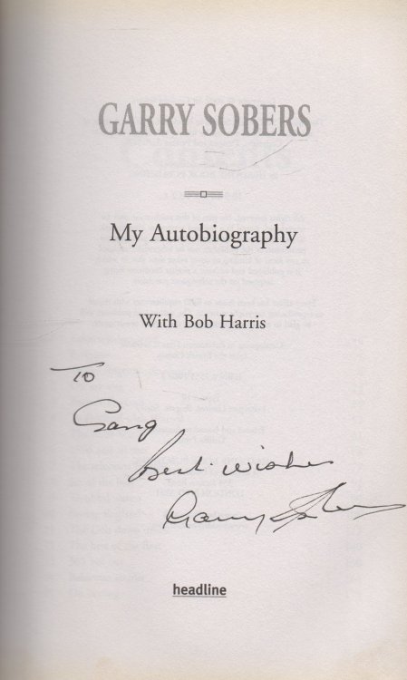 Image for Garry Sobers - signed copy My Autobiography Garry Sobers - signed copy My Autobiography