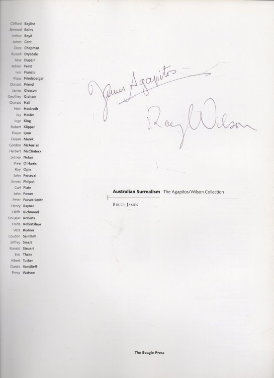 Image for Australian Surrealism - signed The Agapitos/Wilson Collection Australian Surrealism - signed The Agapitos/Wilson Collection