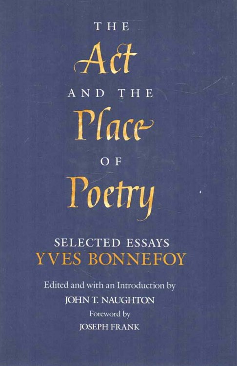 Image for The Act and the Place of Poetry Selected Essays The Act and the Place of Poetry Selected Essays