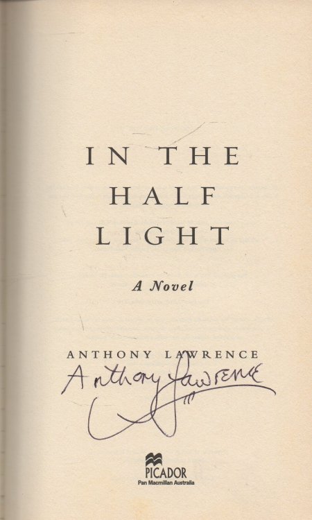 Image for In the Half Light: signed In the Half Light: signed