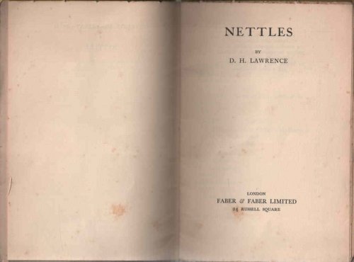Image for Nettles Nettles