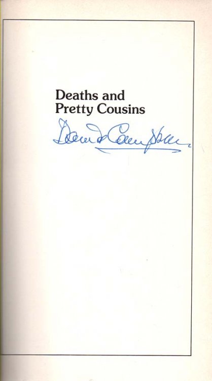 Image for Deaths and Pretty Cousins - signed Deaths and Pretty Cousins - signed