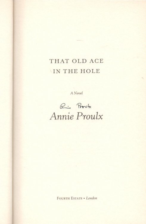 That Old Ace in the Hole - signed copy