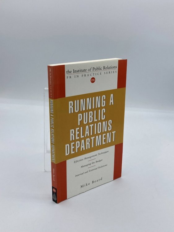 Running a Public Relations Department