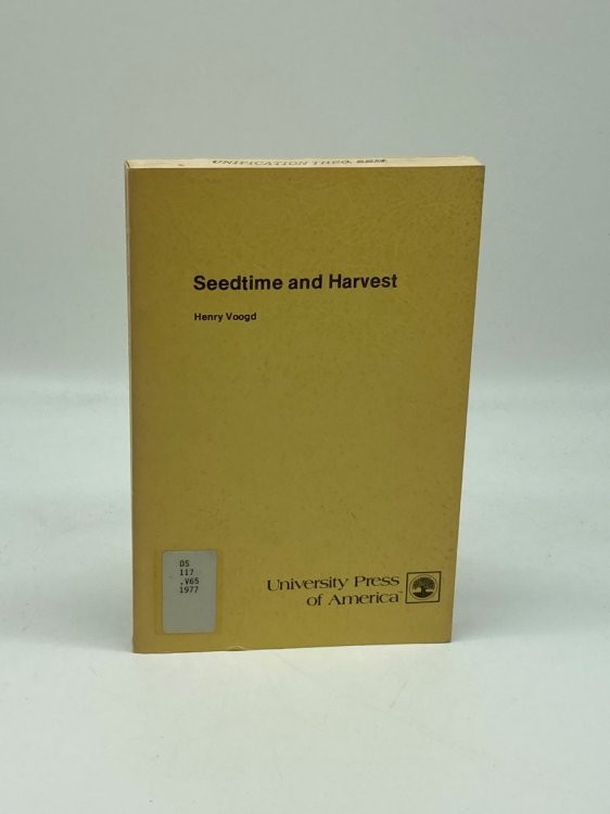 Image for Seedtime and Harvest Seedtime and Harvest