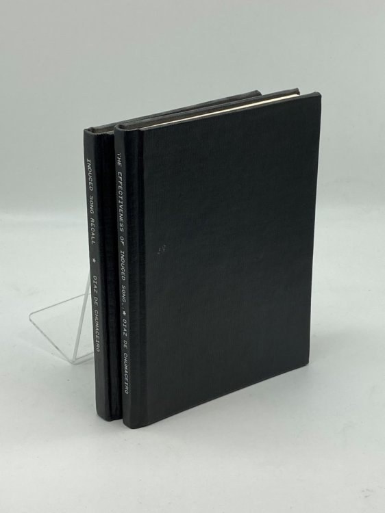 Two Dissertation Reprints: Induced Song Recall + The Effectiveness of Induced Song