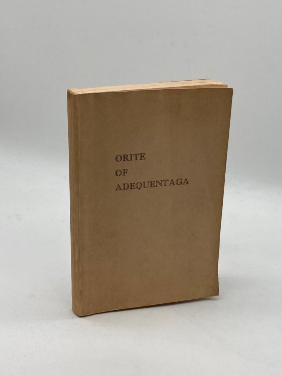 Image for Orite of Adequentaga The Journal of Johannes Van Dyk, 1634-1635 Orite of Adequentaga The Journal of Johannes Van Dyk, 1634-1635