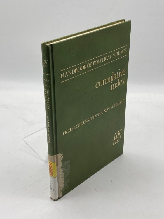 Cumulative Index Handbook of Political Science