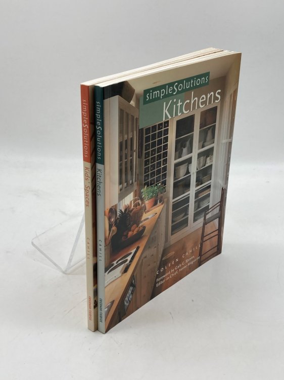 2 Simple Solutions Books Lot Kids' Spaces + Kitchens