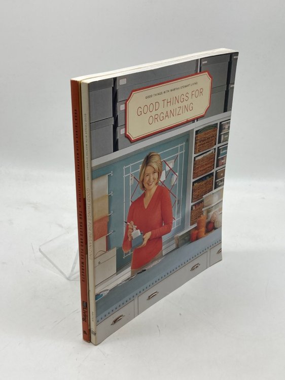 Good Things for Organizing + Tag Sales and Flea Markets 2 Paperback Lot Martha Stewart Living Good Things with Martha Stewart Living