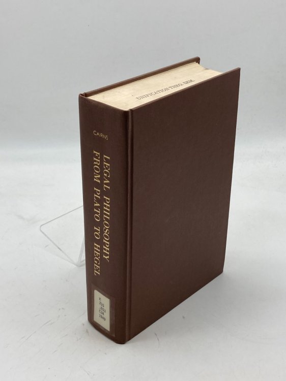 Image for Legal Philosophy from Plato to Hegel Legal Philosophy from Plato to Hegel