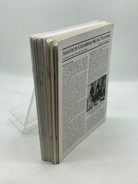 Image for 18 Issues of the Amateur Chambers Music Players from the Late 1980s and Early 2000s Newsletters and Directories 18 Issues of the Amateur Chambers Music Players from the Late 1980s and Early 2000s Newsletters and Directories