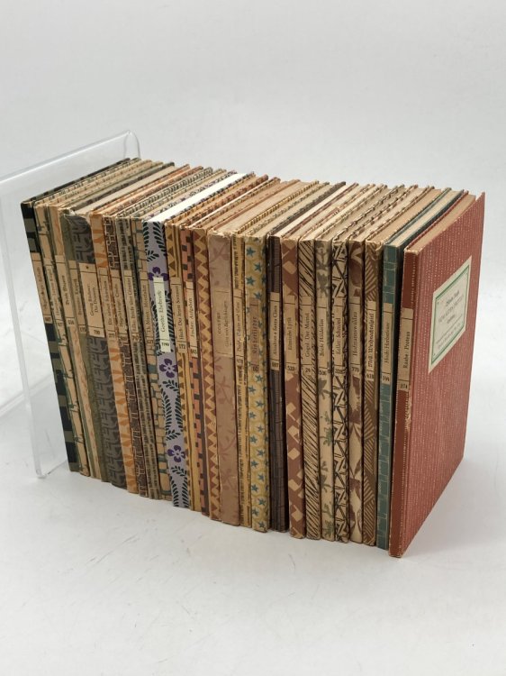 Lot of 25 Vintage Insel-Bucherei Hardcovers in German