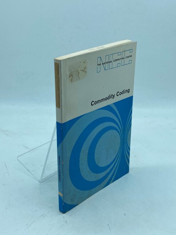 Image for Commodity Coding Its Effect on Data Recording and Transfer Commodity Coding Its Effect on Data Recording and Transfer