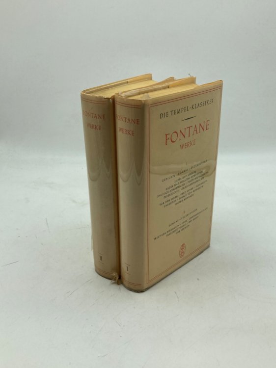 Image for Theodor Fontane Werke Banden 1 + 2 Theodor Fontane Werke Banden 1 + 2