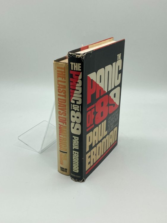 2 Paul Erdman Novels Lot The Last Days of America; Panic of '89