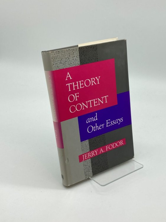 Image for A Theory of Content and Other Essays A Theory of Content and Other Essays