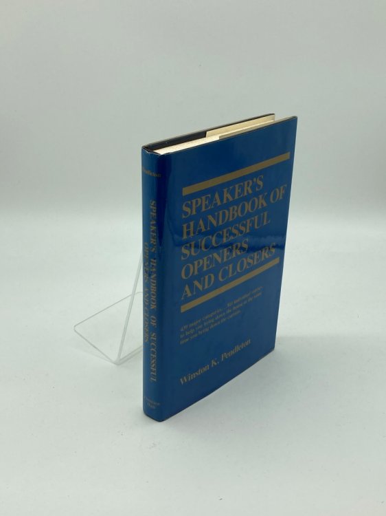 Image for Speaker's Handbook of Successful Openers and Closers Speaker's Handbook of Successful Openers and Closers