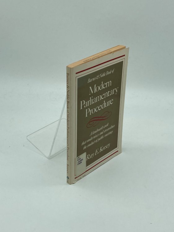 Image for Barnes and Noble Book of Modern Parliamentary Procedure Barnes and Noble Book of Modern Parliamentary Procedure