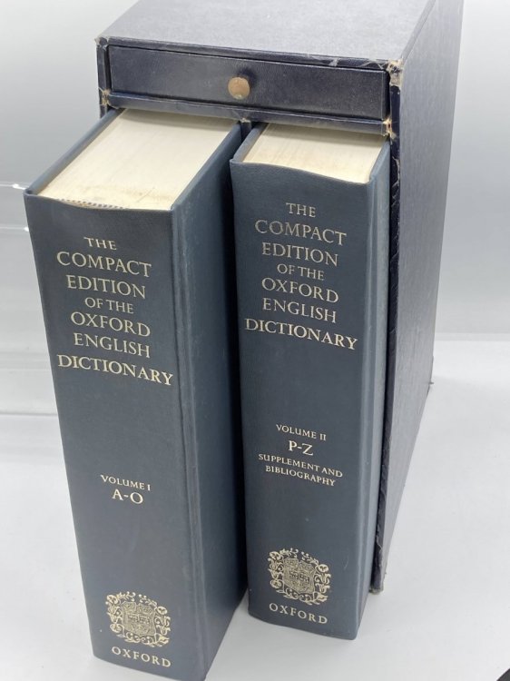 Image for The Compact Edition of the Oxford English Dictionary. Complete Text Reproduced Micrographically Two Volumes The Compact Edition of the Oxford English Dictionary. Complete Text Reproduced Micrographically Two Volumes
