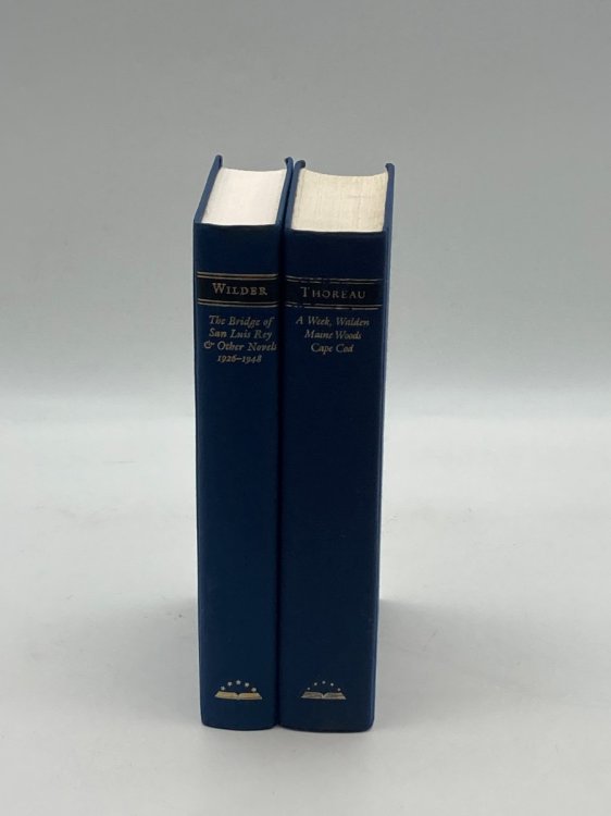 Image for 2 Matching Purple Blue Library of America Hardcovers Wilder; Thoreau 2 Matching Purple Blue Library of America Hardcovers Wilder; Thoreau