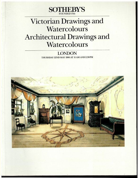 Victorian Drawings and Watercolours, Architectural Drawings and Watercolours. London, Thursday 22nd May 1986