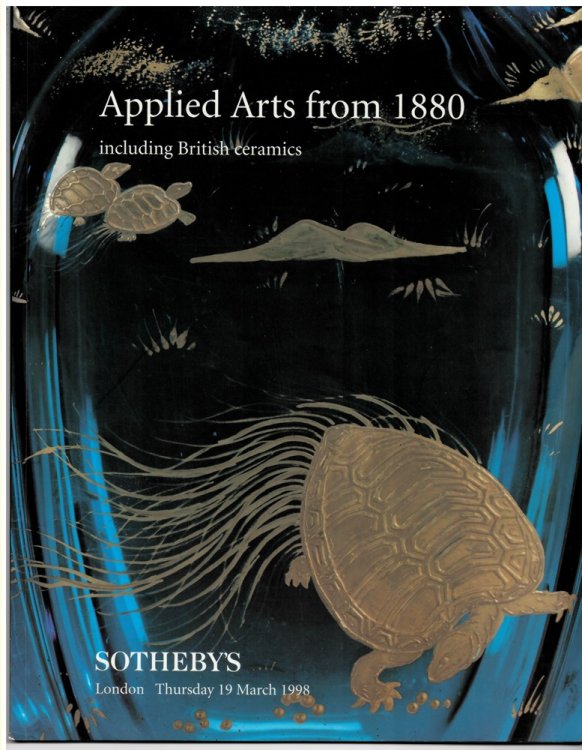Applied Arts from 1880 Including British Ceramics. London Thursday 19 March 1998