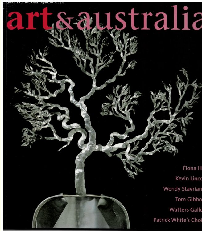 Art and Australia. Arts Quarterly Volume 36 Number 2 Summer 1998