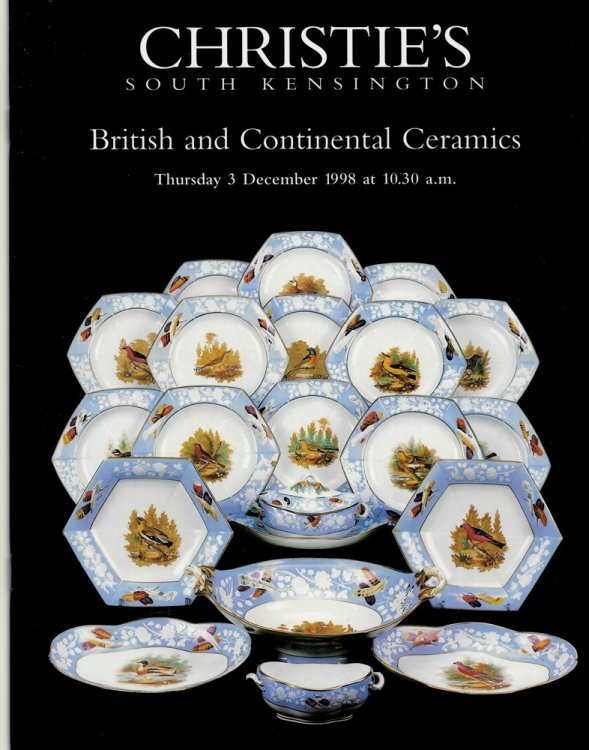 British and Continental Ceramics. Christie's South Kensington. Thursday 3 December 1998 POR-8225