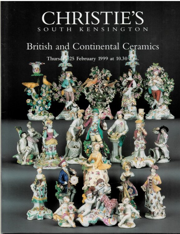 British and Continental Ceramics. Christie's South Kensington. Thursday 25 February 1999 POR-8301