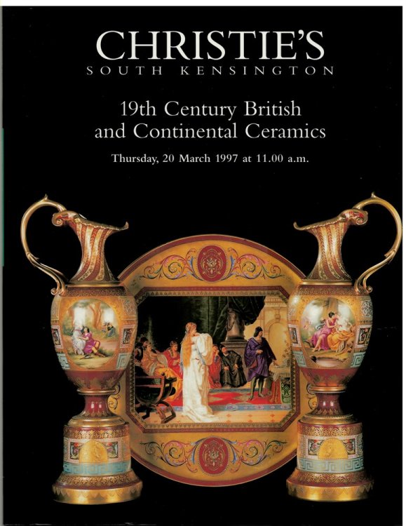 19th Century British and Continental Ceramics. Christie's South Kensington. Thursday20 March 1997 POR-7529