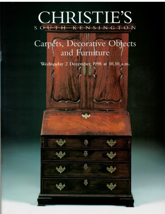 Carpets, Decorative Objects and Furniture. Christie's South Kensington. Wednesday 2 December 1998. FRN-8222