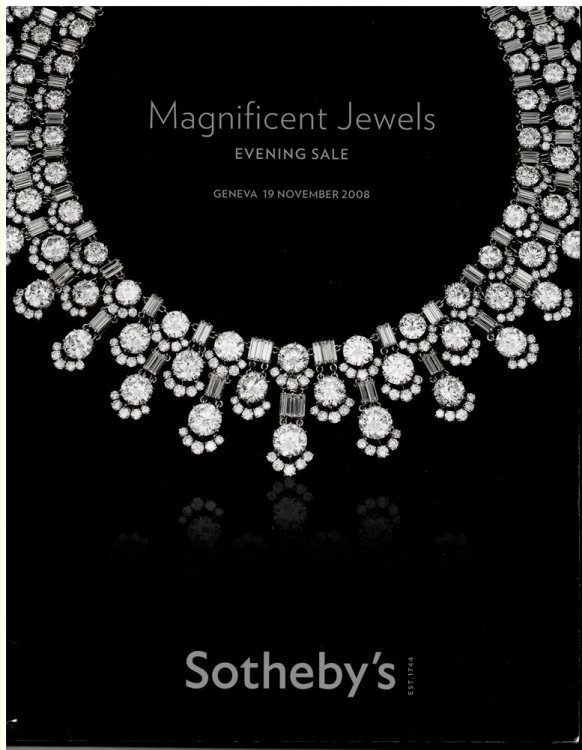 Magnificent Jewels. Evening Sale. Geneva, 19 November 2008