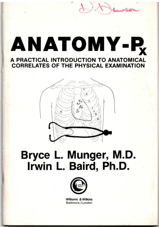 Image for Anatomy-Px. a Practical Introduction to Anatomical Correlates of the Physical Examination Anatomy-Px. a Practical Introduction to Anatomical Correlates of the Physical Examination