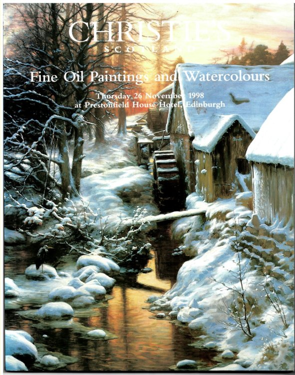 Image for Fine Oil Paintings and Watercolours 26 November 1998 Prestonfield House Hotel Edinburgh Fine Oil Paintings and Watercolours 26 November 1998 Prestonfield House Hotel Edinburgh