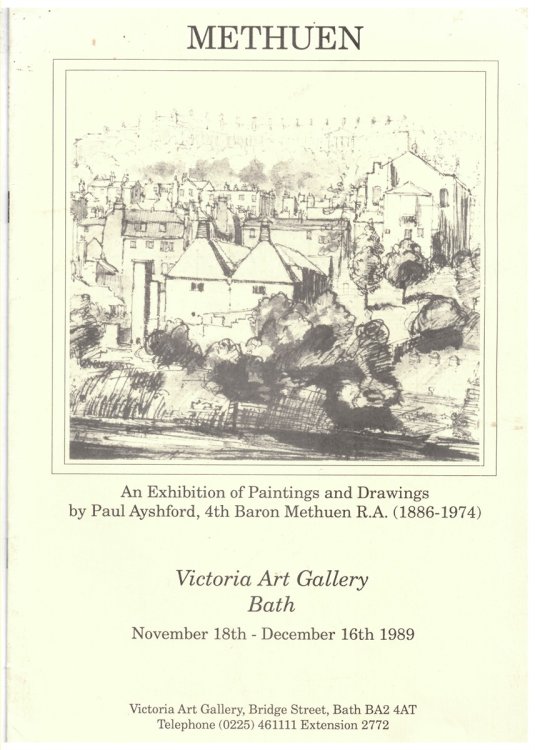 Image for An Exhibition of Paintings and Drawings by Paul Ayshford, 4th Baron Methuen R. A. (1886 - 1974) An Exhibition of Paintings and Drawings by Paul Ayshford, 4th Baron Methuen R. A. (1886 - 1974)