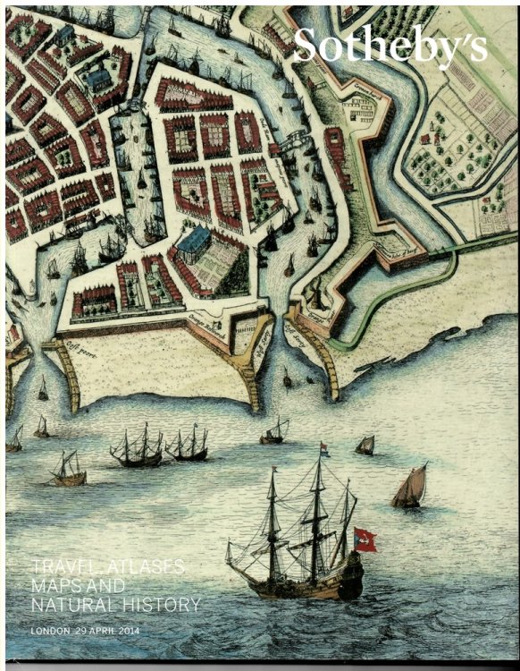 Travel, Atlases, Maps and Natural History. London 29 April 2014